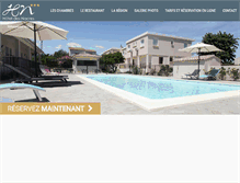 Tablet Screenshot of hoteldesnacres.fr